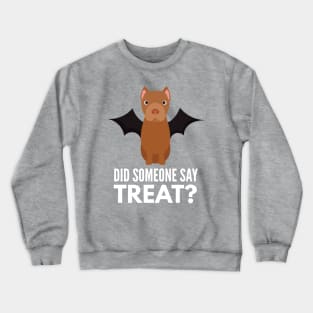 American Pitbull Terrier Halloween Trick or Treat Crewneck Sweatshirt